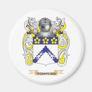 Tompkins Family Crest (wapen) Magneet