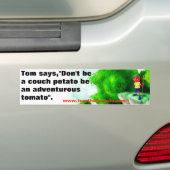Toms bumpersticker (Op auto)