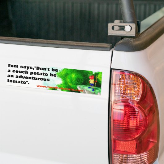Toms bumpersticker (Op Truck)