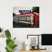 Tom's Diner Poster (Thuiskantoor)