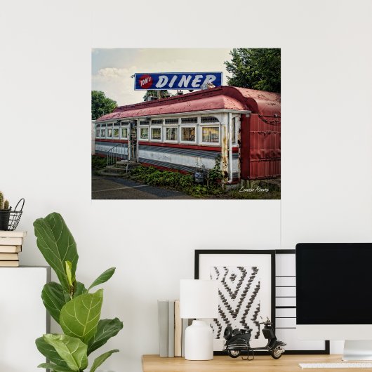 Tom's Diner Poster (Thuiskantoor)