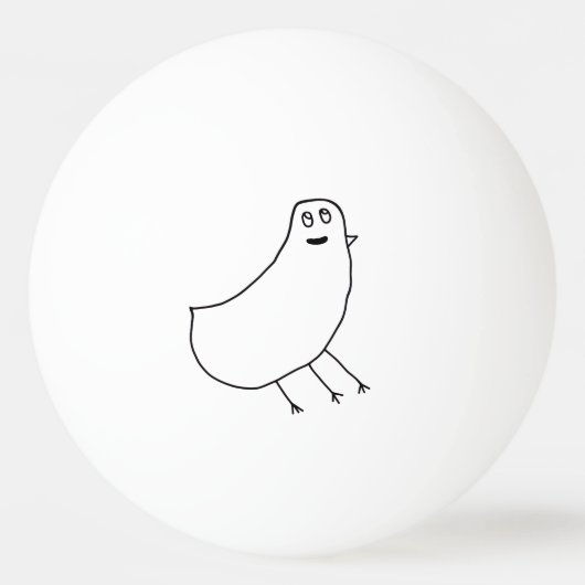 Toms eend pingpongbal (Voorkant)