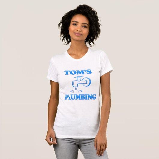 Toms leidingwerk t-shirt (Voorkant volledig)