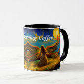 Tom's Morning Coffee Gepersonaliseerde Mok (Voorkant rechts)