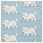 Toms puppy Fabric Stof (Swatch)
