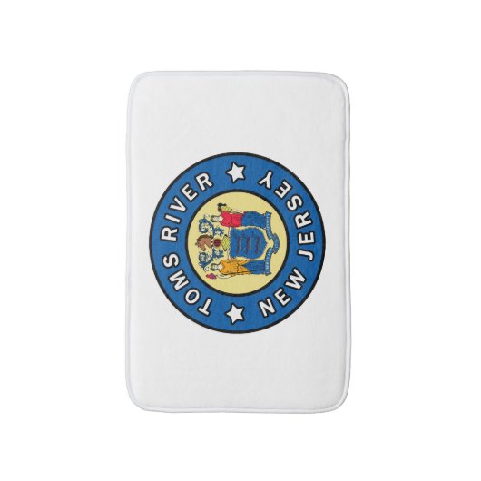 Toms River New Jersey Badmat (Voorkant Verticaal)