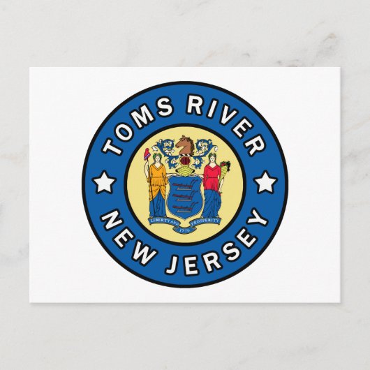 Toms River New Jersey Briefkaart (Voorkant)