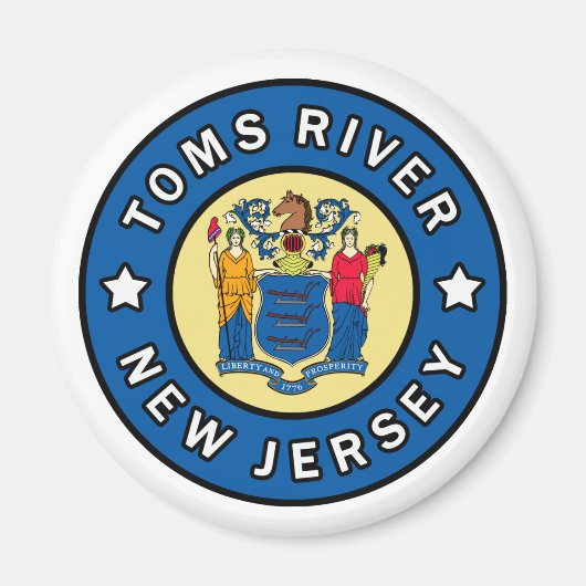 Toms River New Jersey Magneet (Voorkant)