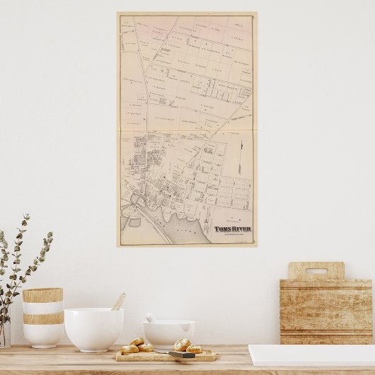 Toms River New Jersey Poster (Keuken)