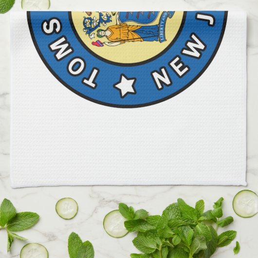Toms River New Jersey Theedoek (Gevouwen)