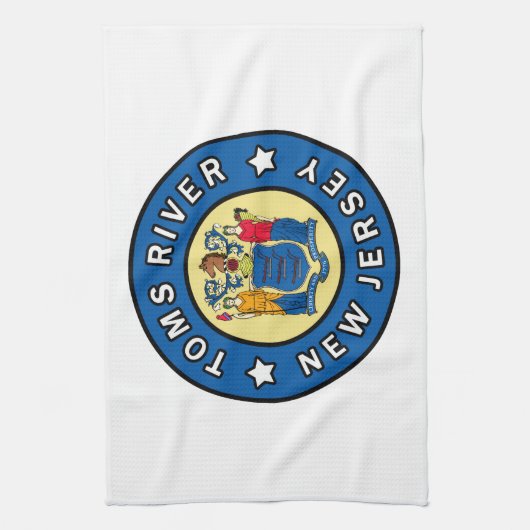 Toms River New Jersey Theedoek (Verticaal)