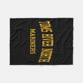 Toms River North High School heeft de Toms River N Fleece Deken (Voorkant (Horizontaal))