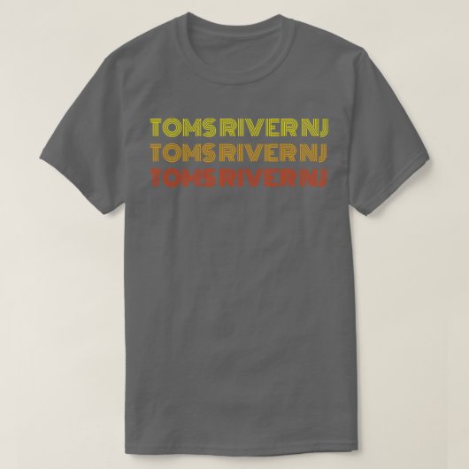 TOMS RIVER T-SHIRT (Design voorkant)