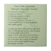 Toms Tofu Scramble Tegeltje (Voorkant)