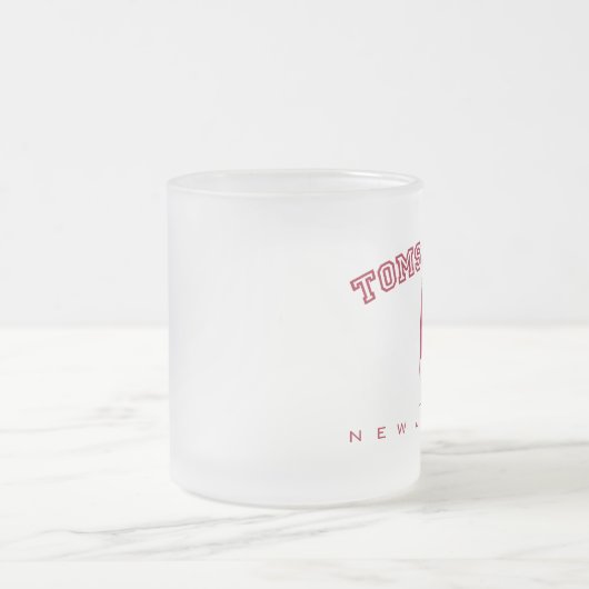 Toms - vuurtoren van Barnegat Matglas Koffiemok (Center)