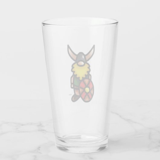 Tomte Viking Arvid Glass Glas (Achterkant)