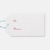 Tomten Cadeau Labels Cadeaulabel (Achterkant Horizontaal)