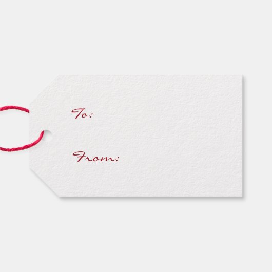 Tomten Cadeau Labels Cadeaulabel (Achterkant Horizontaal)