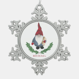 Tomten Christmas Sneeuwvlok Ornament