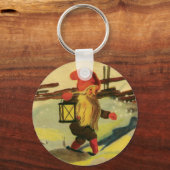 Tomten kechain sleutelhanger (Voorkant)