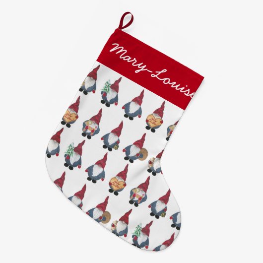 Tomten Kerstkous Grote Kerstsok (Voorkant (Hangend))