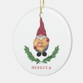 Tomten Kerstversiering Keramisch Ornament (Links)