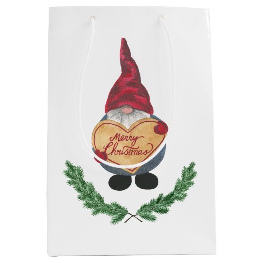 Tomten Medium Cadeauzakje (Voorkant)