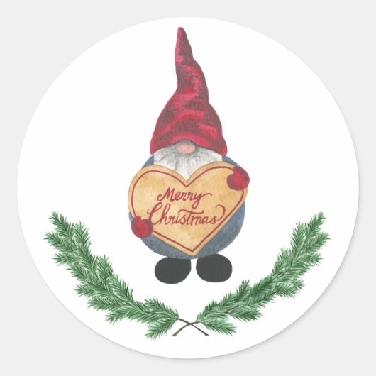 Tomten Sticker (Voorkant)