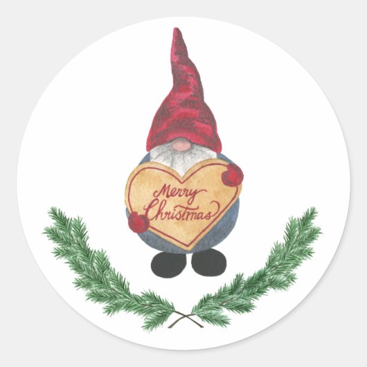 Tomten Sticker (Voorkant)