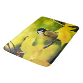 Tomtit - naar het seizoen gedrukt badmat (Gekanteld)