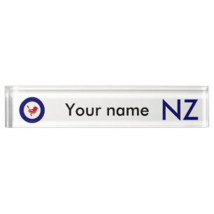 Tomtit roundel   Nieuw-Zeelandse vogel Naambordje