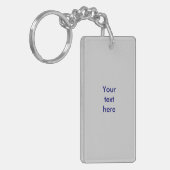 Tomtit roundel | Nieuw-Zeelandse vogel Sleutelhanger (Voorkant Links)