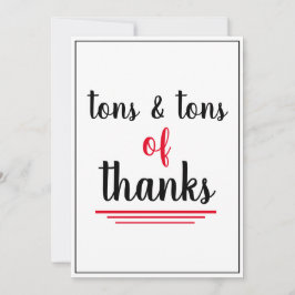 Ton Bedankt werknemer appreciation Red Black