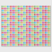 Ton Beren van gummy Cadeaupapier (Vlak)