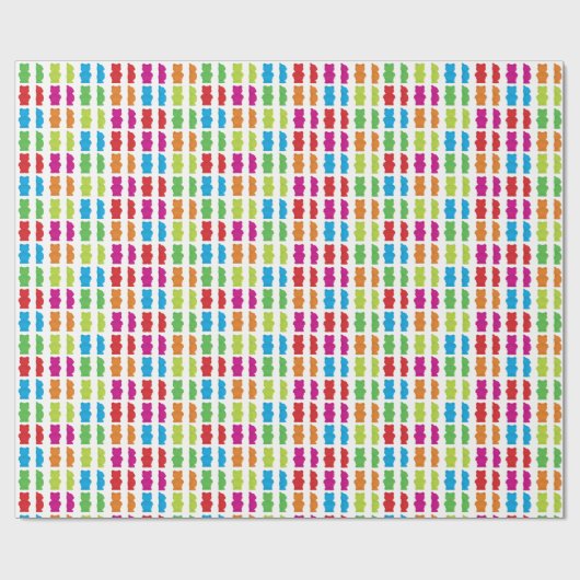 Ton Beren van gummy Cadeaupapier (Vlak)