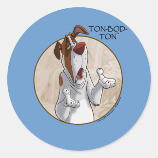 TON-BOD-TON-sticker Ronde Sticker