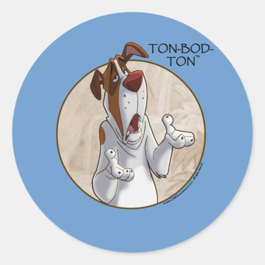 TON-BOD-TON-sticker Ronde Sticker (Voorkant)
