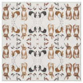 Ton Buns Rabbit Fabric Stof (Swatch)
