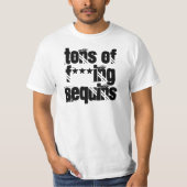 Ton F***ing-sequins T-shirt (Voorkant)