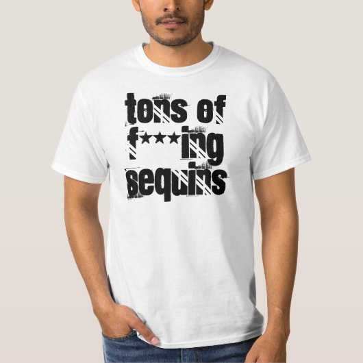 Ton F***ing-sequins T-shirt (Voorkant)