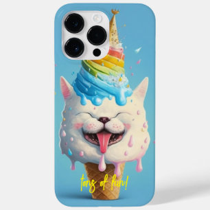 Ton Fun Ice Cream Cat Birthday Gift Case-Mate iPhone 14 Pro Max Hoesje