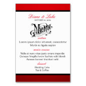 TON LOVE-Elephant Strings of Lights Menu+ Kaart (Achterkant)