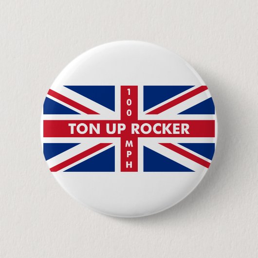 Ton Up Rocker Ronde Button 5,7 Cm (Voorkant)