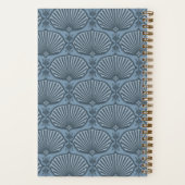 Tonal Blue | Deco Fans Personalized Notitieboek (Achterkant)
