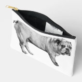 Tonal Bulldog Zip Pouch Etui (Open)