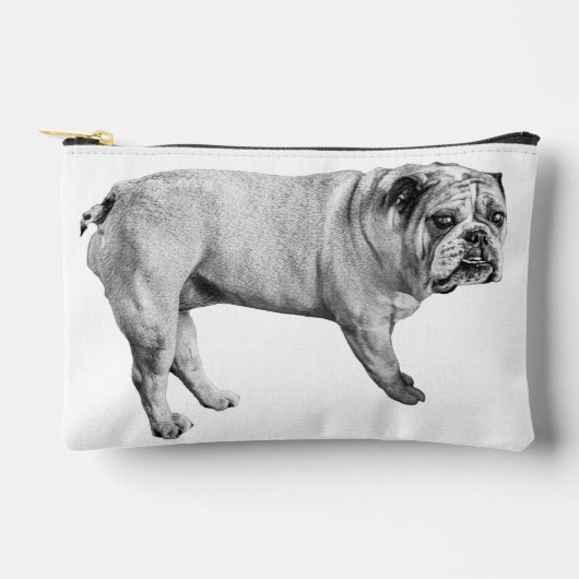 Tonal Bulldog Zip Pouch Etui (Voorkant)