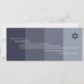 Tonal Grey Bar Mitzvah Uitnodiging (Voorkant)