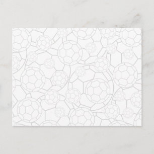 Tonal Soccer Football Briefkaart