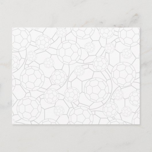 Tonal Soccer Football Briefkaart (Voorkant)