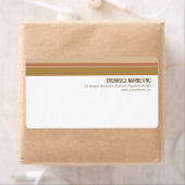 Tonal Stripes Shipping Label (Insitu)